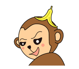 Monkey Akkyun sticker #70966