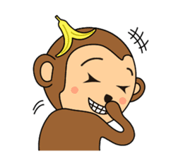 Monkey Akkyun sticker #70967