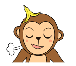 Monkey Akkyun sticker #70974
