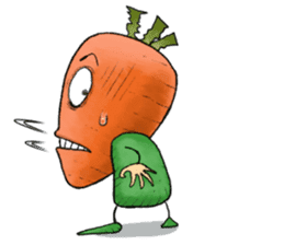 MIX-VEGETABLES - carrot sticker #71142