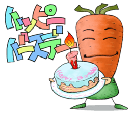 MIX-VEGETABLES - carrot sticker #71145