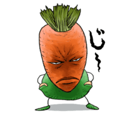 MIX-VEGETABLES - carrot sticker #71153
