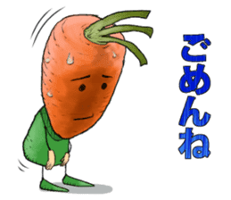 MIX-VEGETABLES - carrot sticker #71155