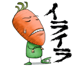 MIX-VEGETABLES - carrot sticker #71156