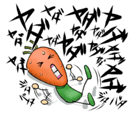 MIX-VEGETABLES - carrot sticker #71174
