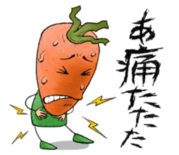 MIX-VEGETABLES - carrot sticker #71176
