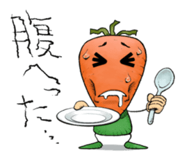 MIX-VEGETABLES - carrot sticker #71178