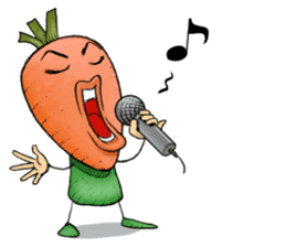 MIX-VEGETABLES - carrot sticker #71181