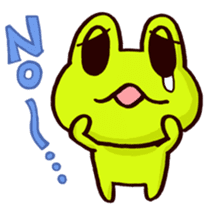 SMILE the frog sticker #71423