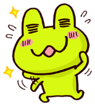 SMILE the frog sticker #71428