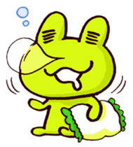 SMILE the frog sticker #71431