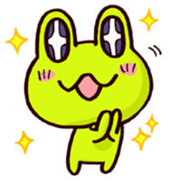 SMILE the frog sticker #71432