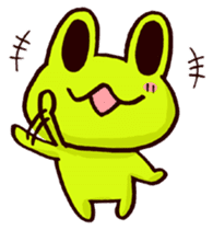 SMILE the frog sticker #71433