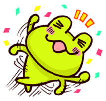 SMILE the frog sticker #71436