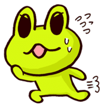 SMILE the frog sticker #71437
