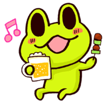 SMILE the frog sticker #71439