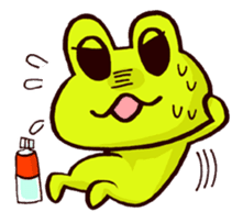 SMILE the frog sticker #71448