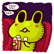 SMILE the frog sticker #71451