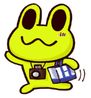 SMILE the frog sticker #71454