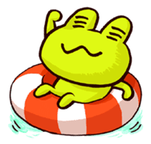 SMILE the frog sticker #71455