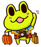 SMILE the frog sticker #71457