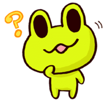 SMILE the frog sticker #71458