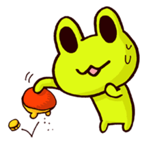 SMILE the frog sticker #71459