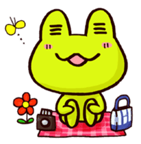 SMILE the frog sticker #71460