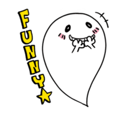 OBAKE!! -Fluffy Ghost- sticker #71663