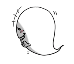 OBAKE!! -Fluffy Ghost- sticker #71680