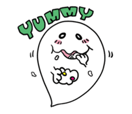 OBAKE!! -Fluffy Ghost- sticker #71689