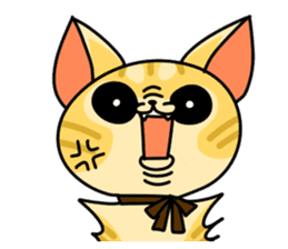 The name of the cat "MIKAN" sticker #71834