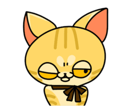 The name of the cat "MIKAN" sticker #71858