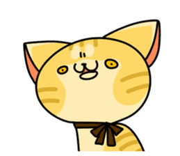 The name of the cat "MIKAN" sticker #71861