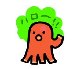 wiener's octopus TAKOSAN sticker #72262