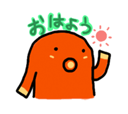 wiener's octopus TAKOSAN sticker #72267