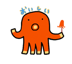 wiener's octopus TAKOSAN sticker #72272