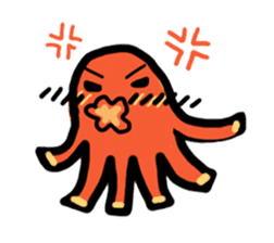 wiener's octopus TAKOSAN sticker #72280