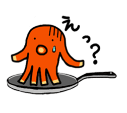 wiener's octopus TAKOSAN sticker #72289