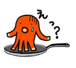 wiener's octopus TAKOSAN sticker #72289
