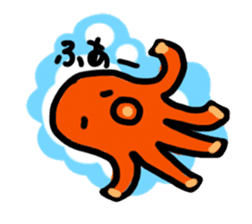 wiener's octopus TAKOSAN sticker #72291