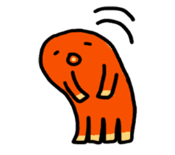 wiener's octopus TAKOSAN sticker #72293