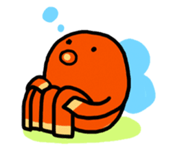 wiener's octopus TAKOSAN sticker #72295