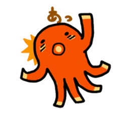 wiener's octopus TAKOSAN sticker #72297