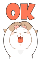 Animal message stamp sticker #72430