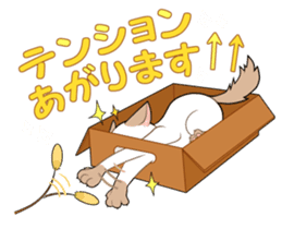 Animal message stamp sticker #72435