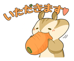 Animal message stamp sticker #72446