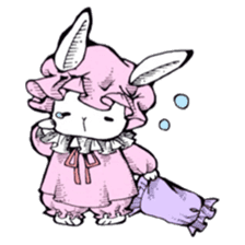 Sweet KAWAII Lolita bunnies sticker #73359