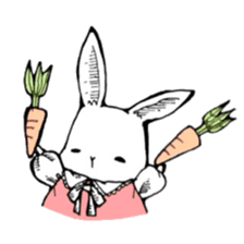 Sweet KAWAII Lolita bunnies sticker #73364