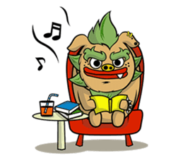 Okinawa Characters sticker #74045